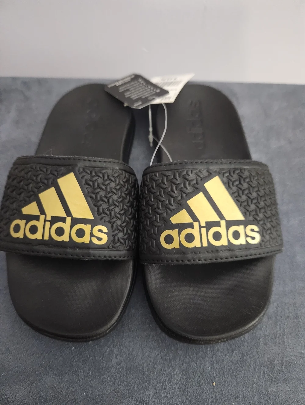 Adidas Unisex Adilette Shower Slides - Kids Size 10C | MSRP $25